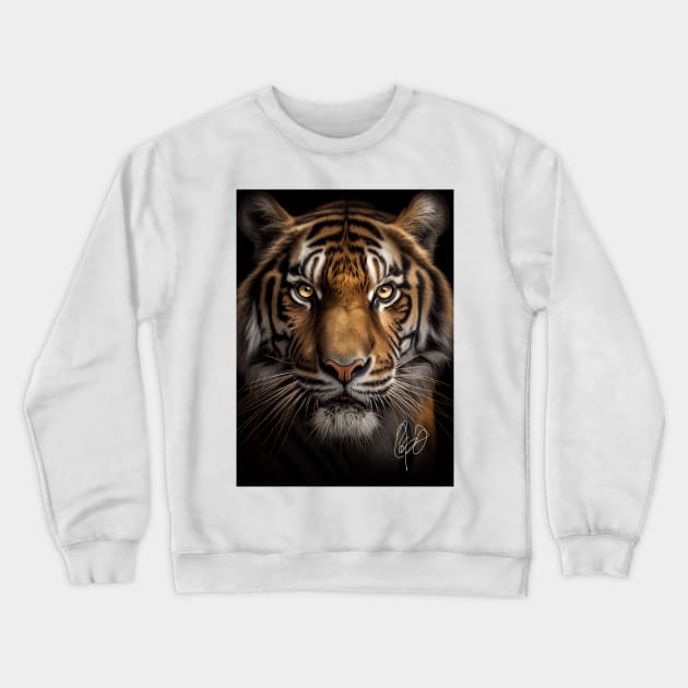 Tiger_01 Crewneck Sweatshirt by BYCOLERO